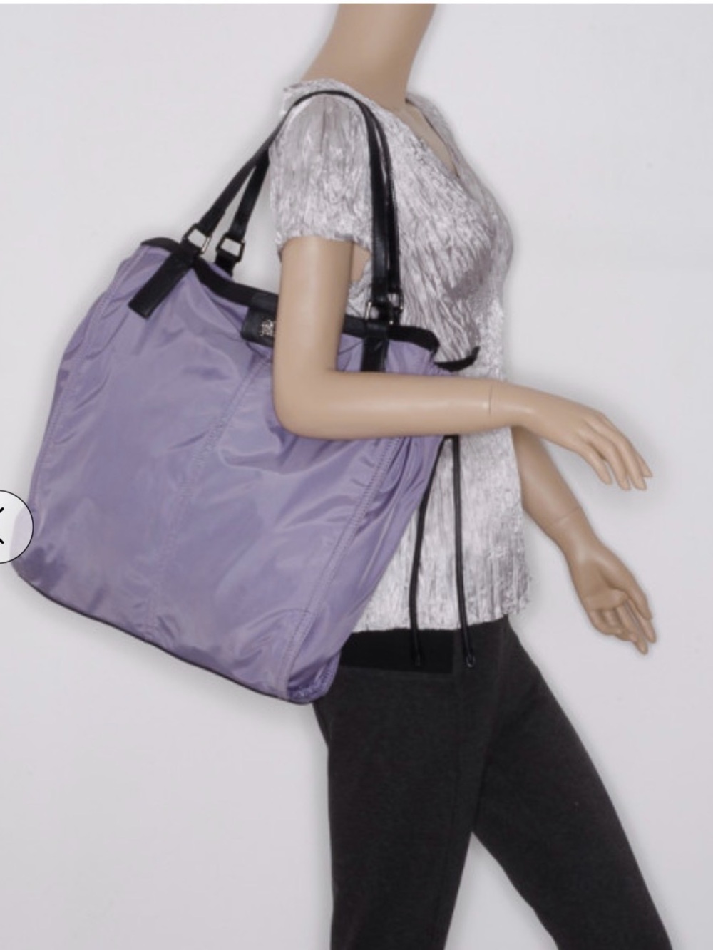Burberey Buckleigh Nylon Tote Bag